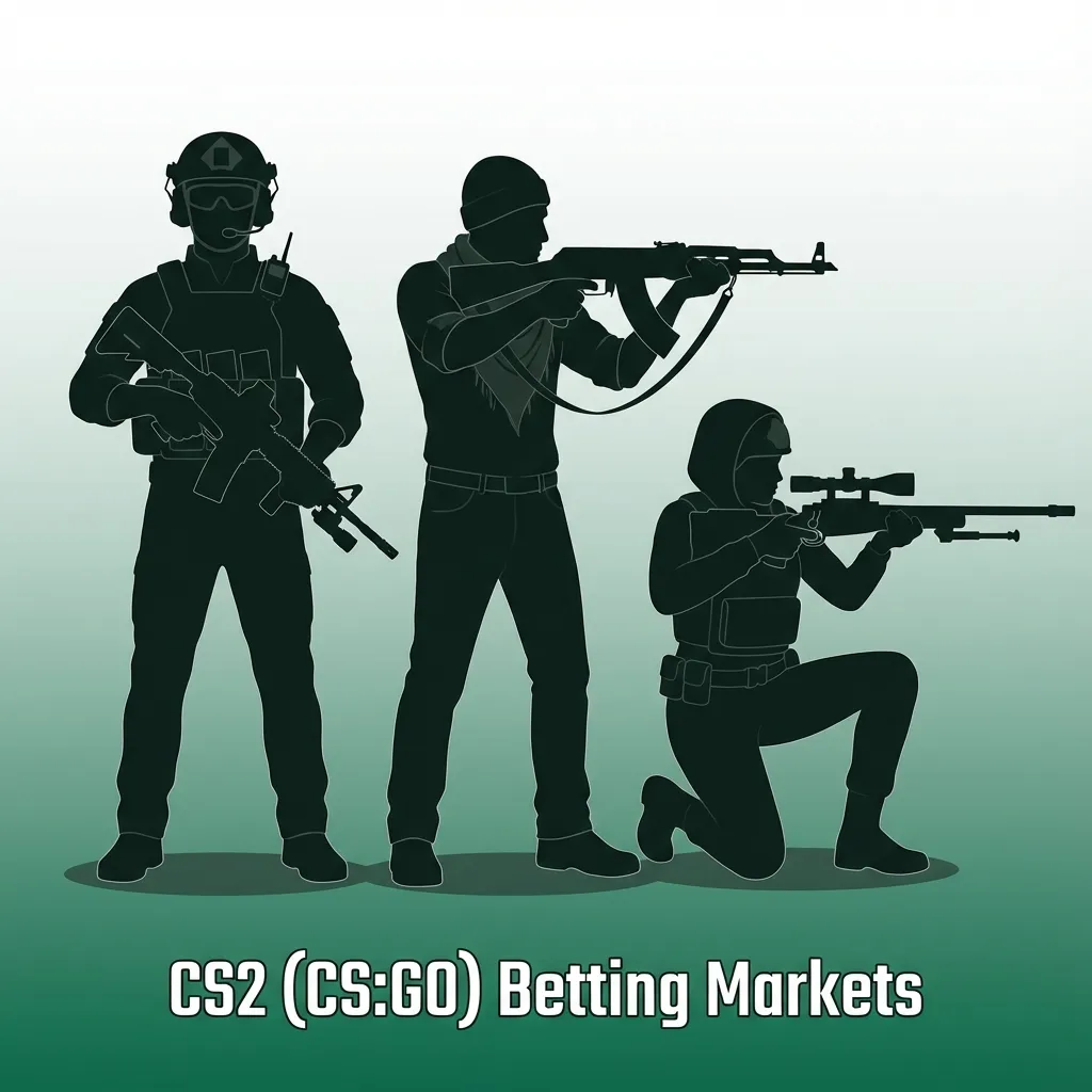 Infographic showing CS2 betting markets, popular esports tournaments, and tips for betting on major Counter-Strike 2 events