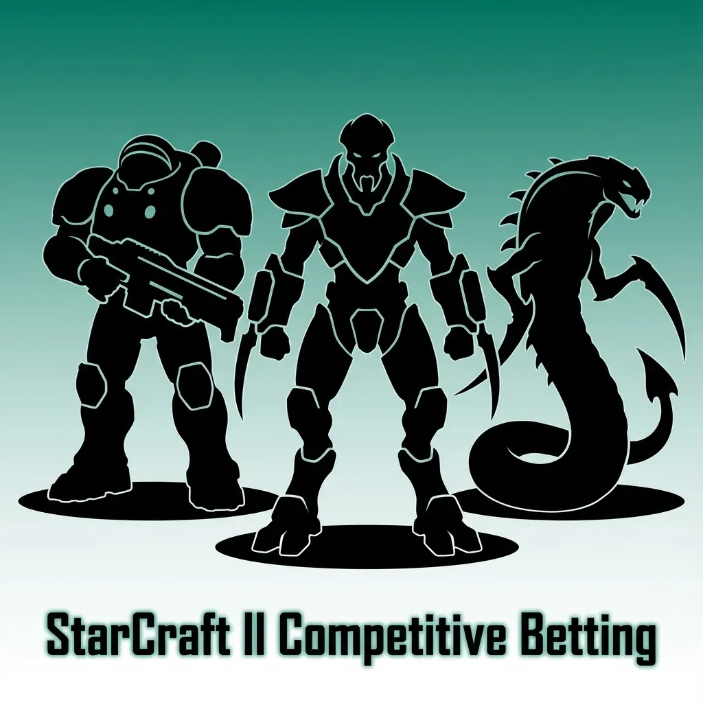 StarCraft II betting screen with Terran, Protoss, Zerg match odds and live markets for major esports tournaments