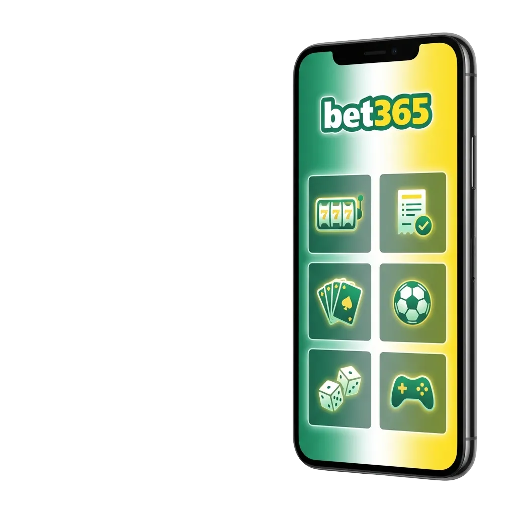 Person using the Bet365 Android app on a smartphone, showing live sports odds, cash out, and casino games on one screen