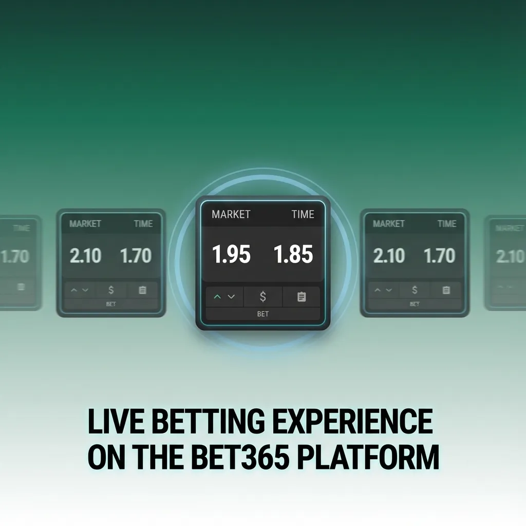Bet365 live betting screen showing shifting odds, match tracker, and multi-sport in‑play markets on desktop and mobile
