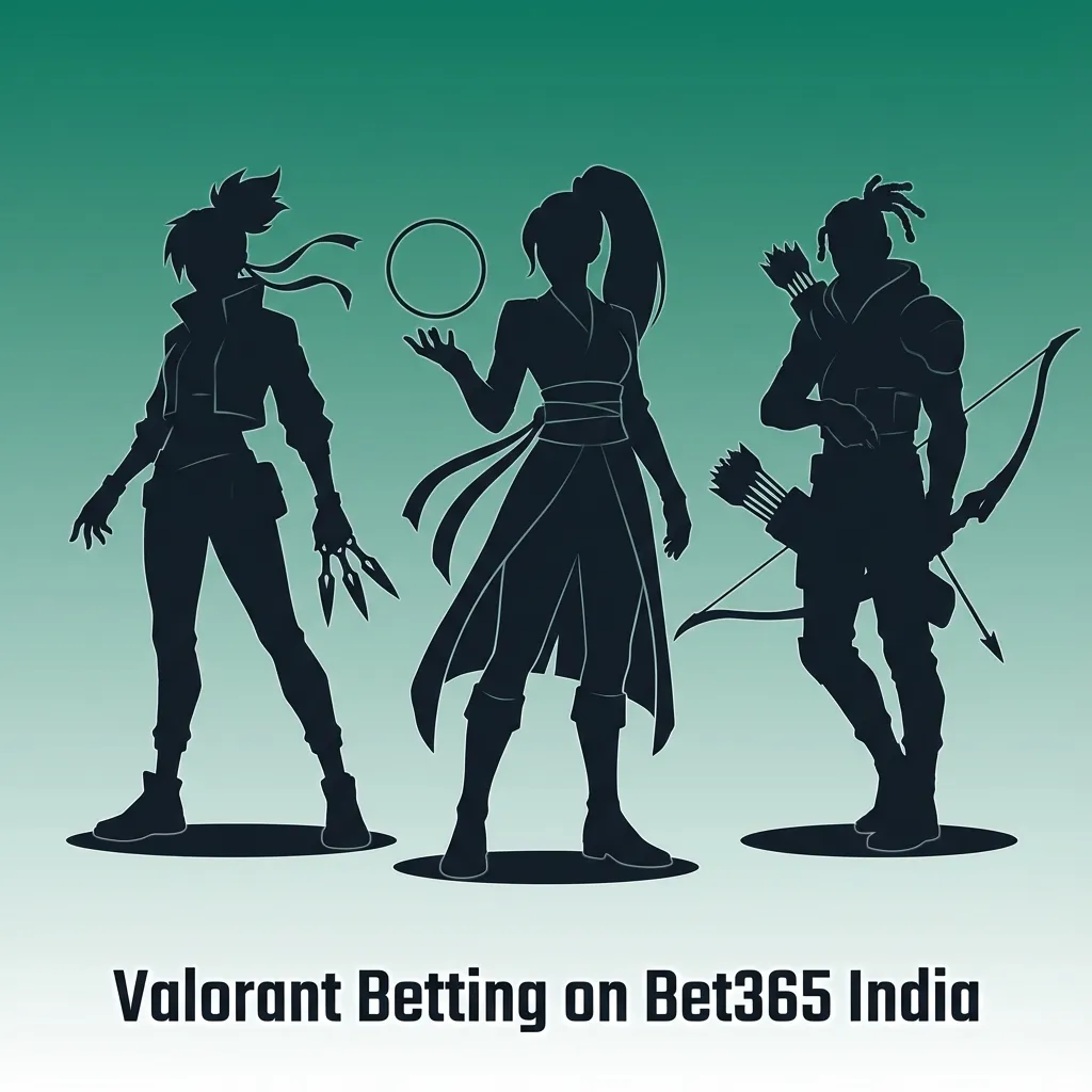 Valorant match betting interface on Bet365 India showing teams, odds, and live esports markets