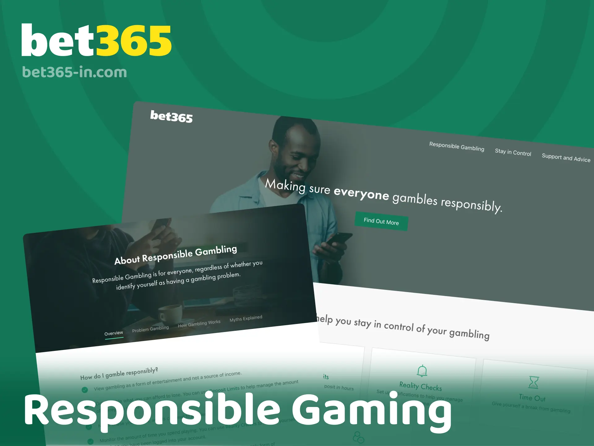 Responsible gaming tools at Bet365 India to set limits and protect your balance.